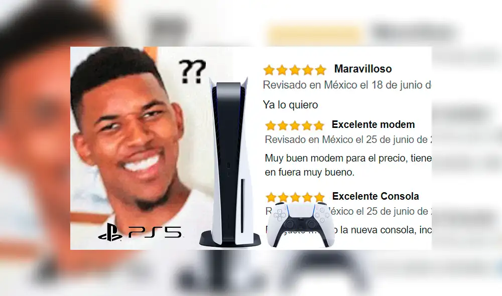 ¿Se desesperan? Usuarios no pueden esperar al lanzamiento y ya empezaron a publicar "reseñas" de la nueva PlayStation 5. Imagen: Amazon/Sony.