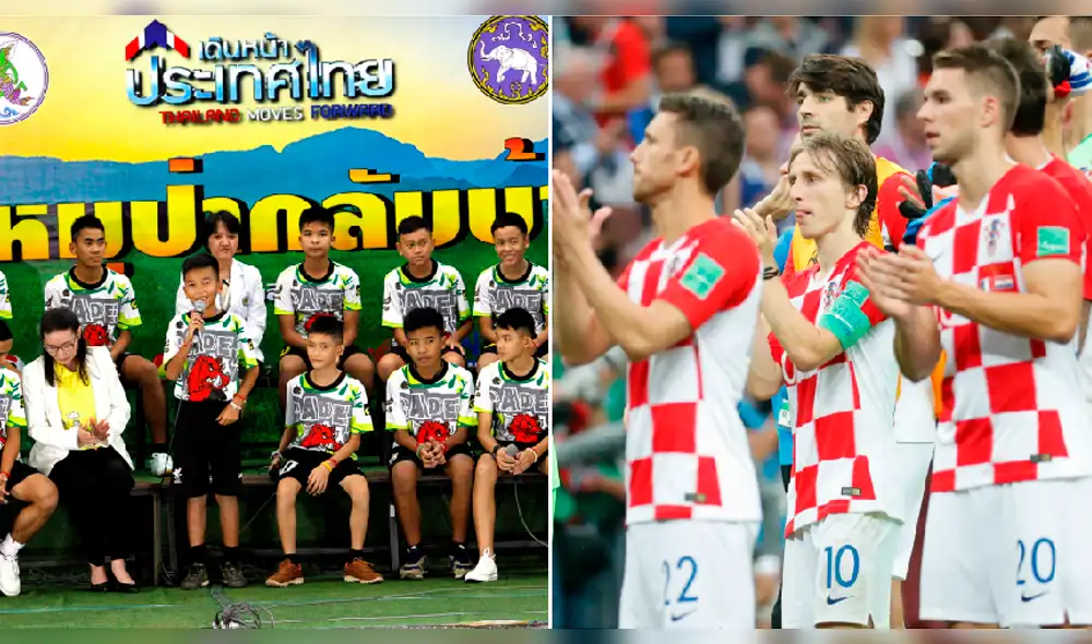 Croacia y su emotivo gesto con los niños de Tailandia que estuvieron atrapados Croacia y su emotivo gesto con los niños de Tailandia que estuvieron atrapados