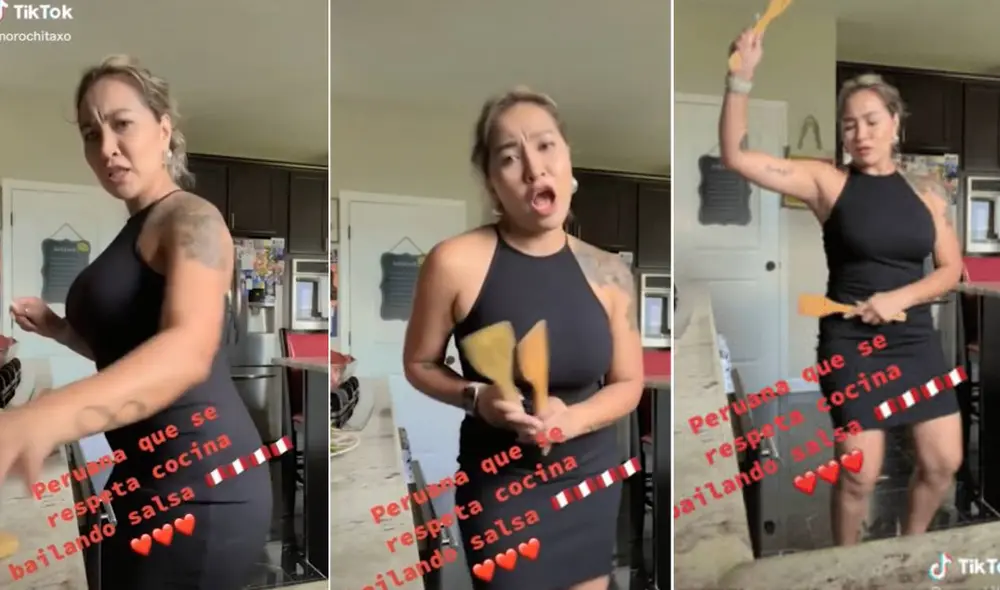 El clip se viralizó en todas las redes sociales. Foto: composición LR/captura de TikTok/@morochitaxo