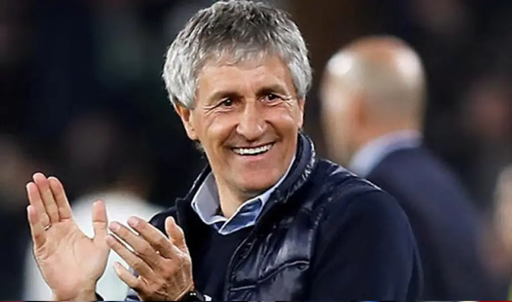 El objetivo de Quique Setién es ganar la Champions League. El objetivo de Quique Setién es ganar la Champions League.