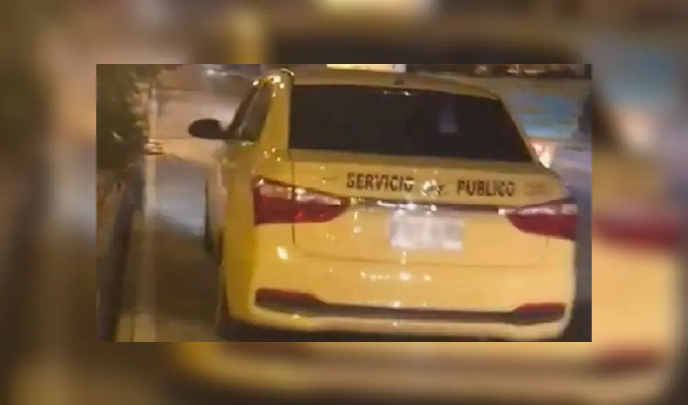 Este es el auto del taxista en Colombia.