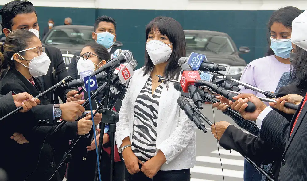 Firme. Mirtha Vásquez, parlamentaria por Cajamarca. Luis Jiménez/La República Firme. Mirtha Vásquez, parlamentaria por Cajamarca. Luis Jiménez/La República