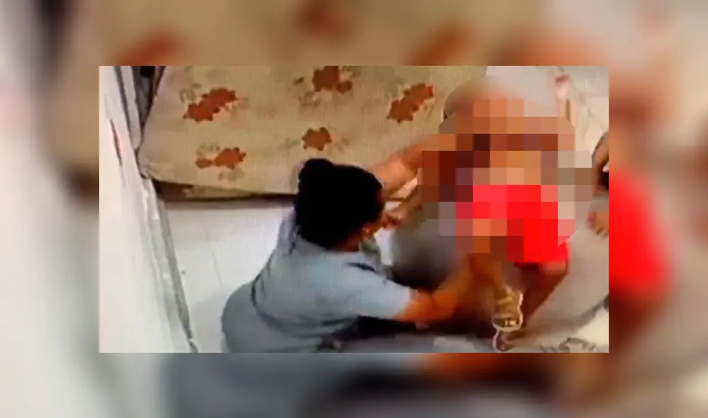 El primo del menor se encontraba al lado de la enfermera, y ésta le pidió que no diga nada porque lo acusaría a él también. (Foto: captura) El primo del menor se encontraba al lado de la enfermera, y ésta le pidió que no diga nada porque lo acusaría a él también. (Foto: captura)