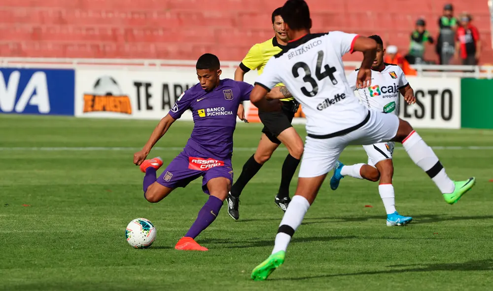 Gracias al gol agónico del ingresado Joazhino Arroe, Alianza Lima derrotó a su similar de Melgar (3-2) en Arequipa y se colocó en la cima del torneo Clausura de la Liga 1.