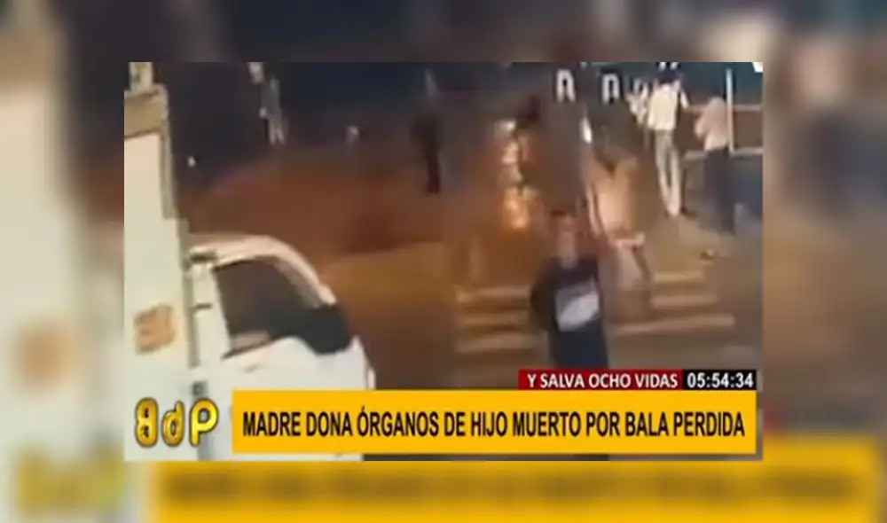 Bala perdida mata a joven y su familia decide donar sus órganos