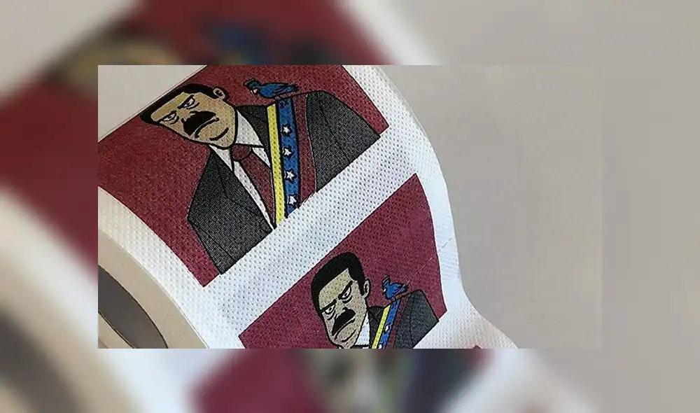 Venden papel higiénico con el rostro de Maduro a fin de recaudar fondos para Venezuela
