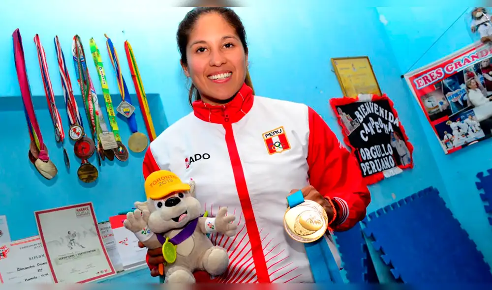 Alexandra Grande obtuvo la medalla de plata en torneo de karate en Tokio Alexandra Grande obtuvo la medalla de plata en torneo de karate en Tokio