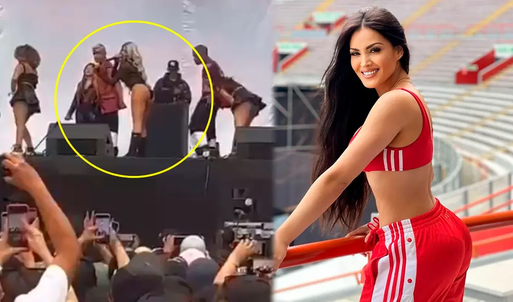 Michelle Soifer fue elegida para ser la telonera de Mike Bahía y Greeicy. Foto: capturas Twitter / Instagram