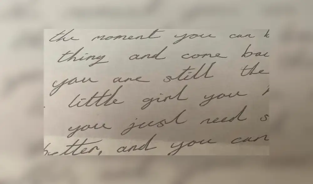 Joven salva de morir de anorexia gracias a una carta de su padre [FOTOS] 