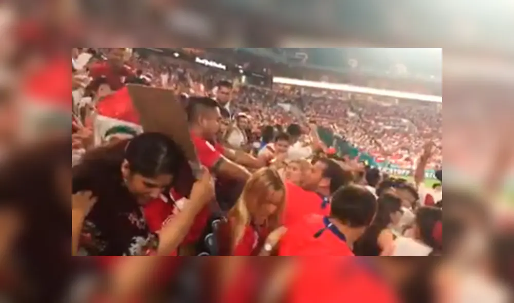 Video muestra origen de la pelea entre hinchas de Perú y Chile 