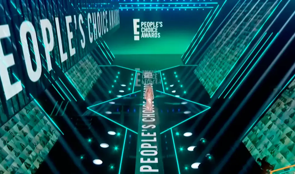La ceremonia de los premios People’s Choice Awards 2020 se celebró el último 15 de noviembre, con la asistencia virtual y presencial de los mejores artistas elegidos por el público. Foto: captura PCA’s YouTube