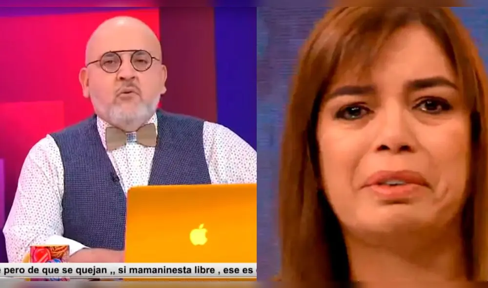 Beto Ortiz se burla de los llantos de Milagros Leiva pese a que trabajan en el mismo canal [VIDEO]