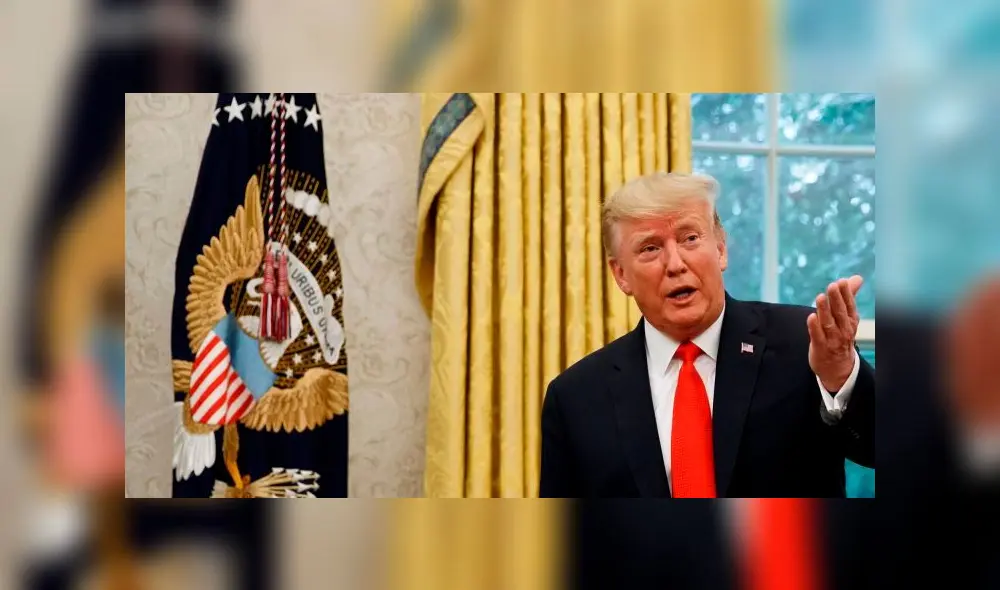 Donald Trump desacreditó la información del denunciante. Foto: Difusión Donald Trump desacreditó la información del denunciante. Foto: Difusión