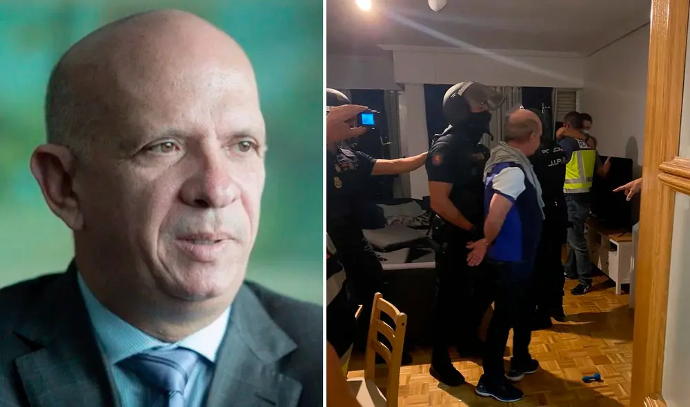 Momento de la detención de Hugo Carvajal, buscado por la Justicia de EE. UU. Foto: composición / Europa Press Momento de la detención de Hugo Carvajal, buscado por la Justicia de EE. UU. Foto: composición / Europa Press