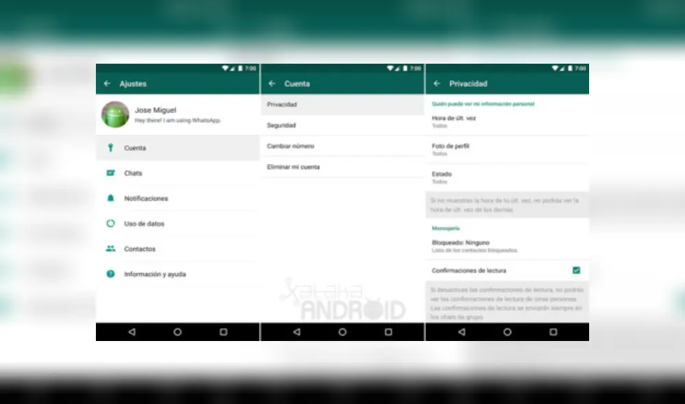 Sigue los pasos para mantenerte oculto. Imagen: Xataka Android.