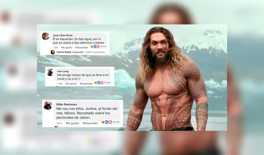 Vía Facebook: así reaccionaron los hombres al ver sexy foto de Jason Momoa como 'Aquaman' [VIDEO]