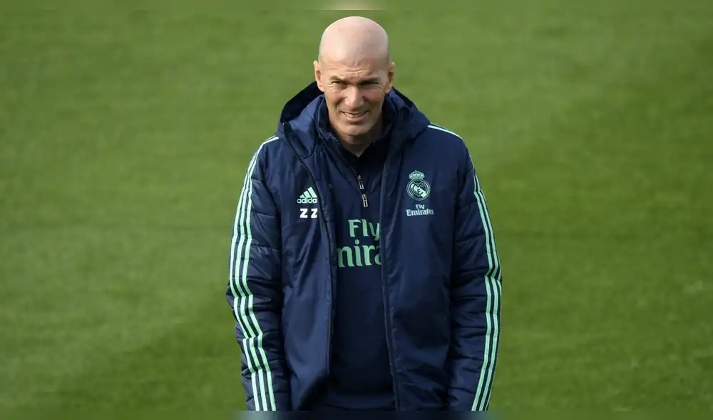 Zinadine Zidane, DT del Real Madrid. Foto: AFP Zinadine Zidane, DT del Real Madrid. Foto: AFP