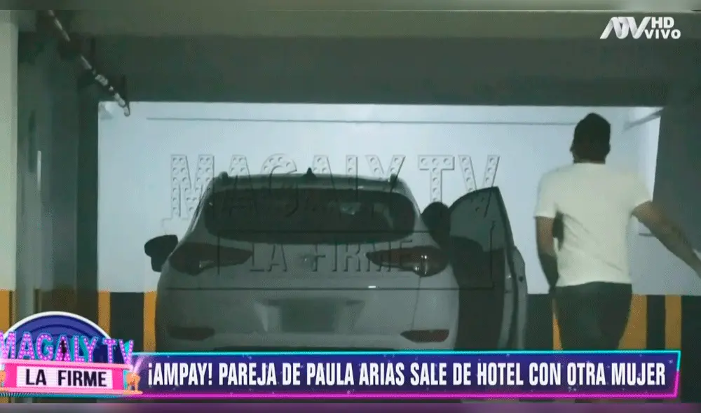 Paula Arias llora tras ver al padre de su hija salir de hotel con otra mujer