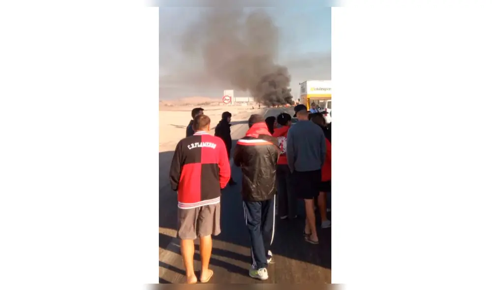River vs Flamengo: hinchas brasileños quedan varados en Chile por carretera bloqueadas.