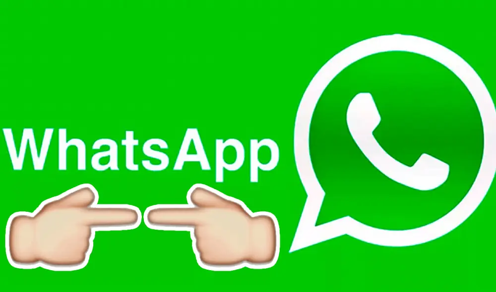 El emoji de los dedos apuntándose es muy popular en WhatsApp. Foto: Composición La República