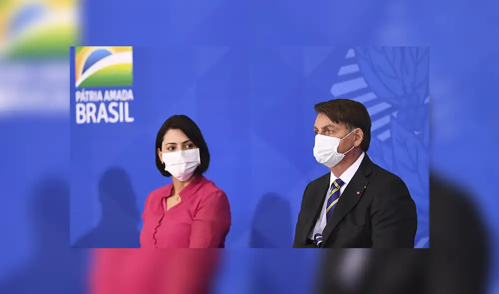 Pariente de Michelle Bolsonaro confirmó la muerte de su abuela. Foto: AFP Pariente de Michelle Bolsonaro confirmó la muerte de su abuela. Foto: AFP