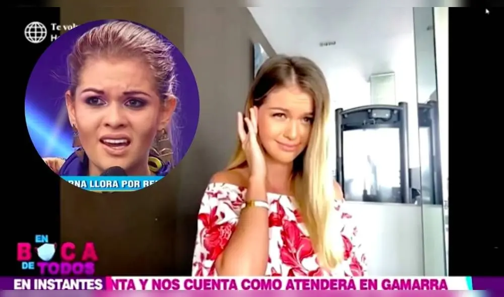 La modelo expresó que el mencionado clip la incomoda debido a que se trata de un pasaje de su vida que prefiere dejar en el pasado. (Foto: Captura América TV / Captura Latina)