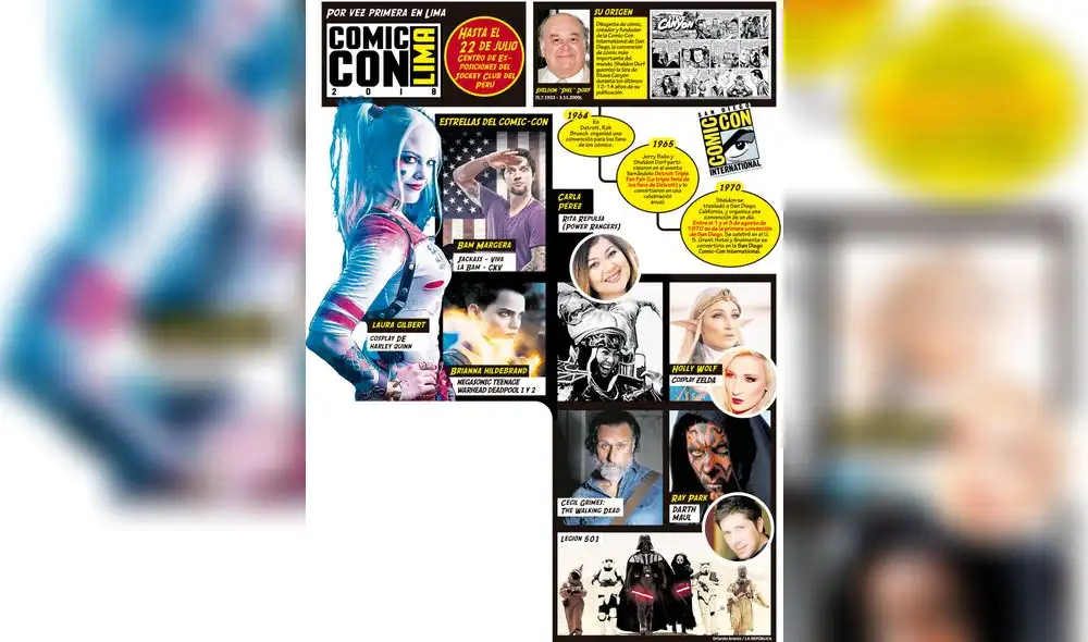 Comic Con Lima 2018| INFOGRAFÍA