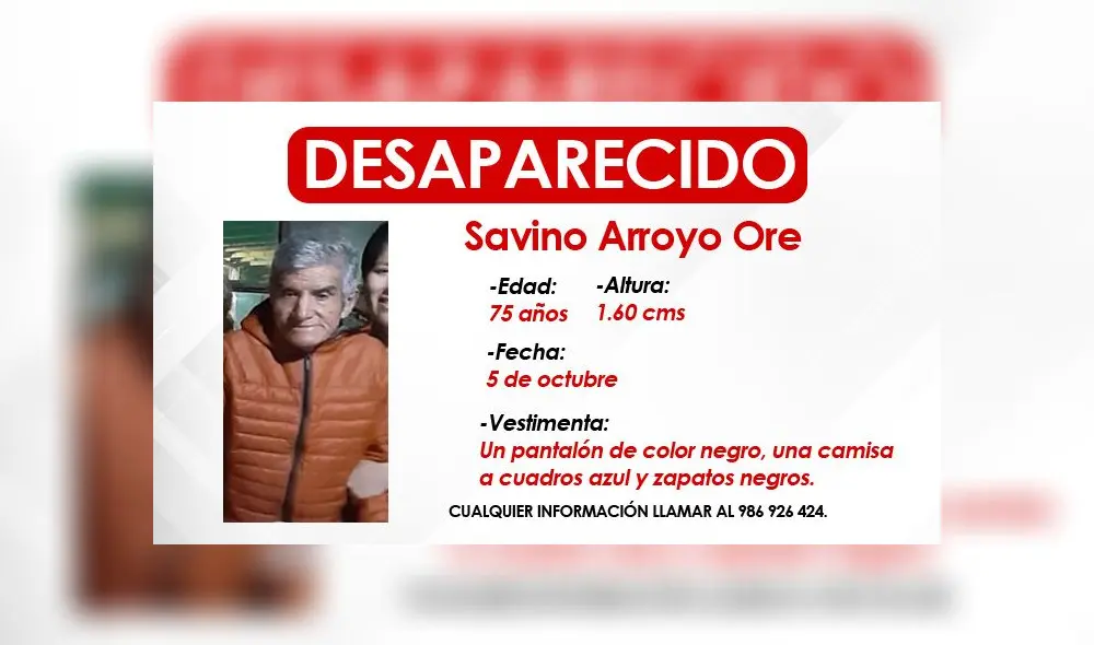 Familia indica que el hombre salió de su casa a las 11:00 a.m. Foto: Composición La República