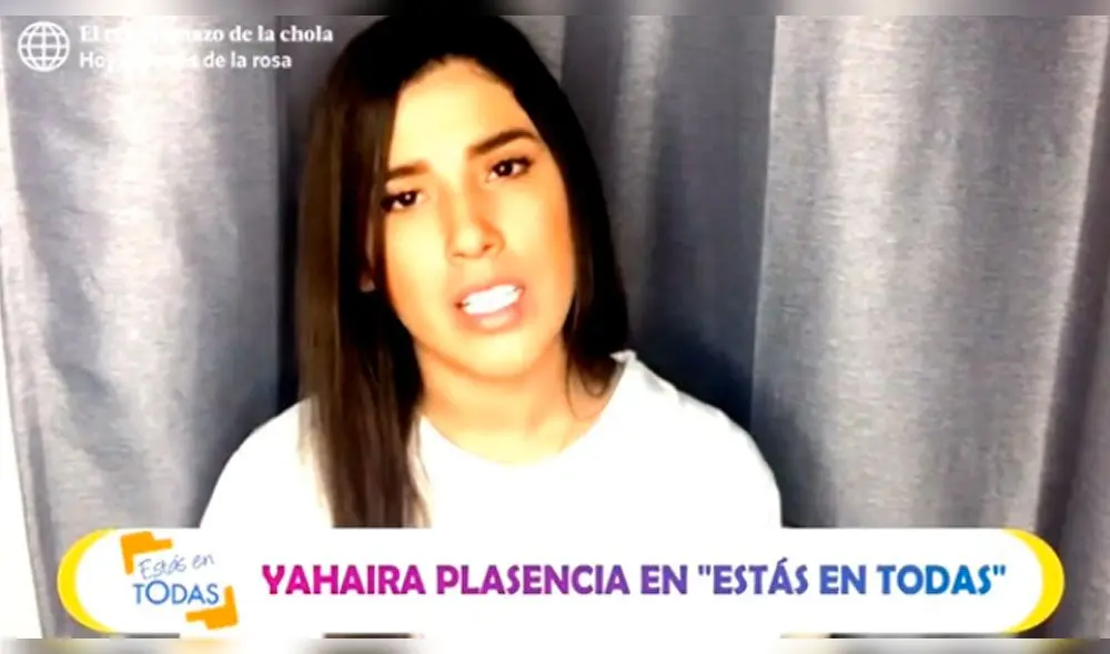 Yahaira Plasencia en Estás en todas  Foto: captura