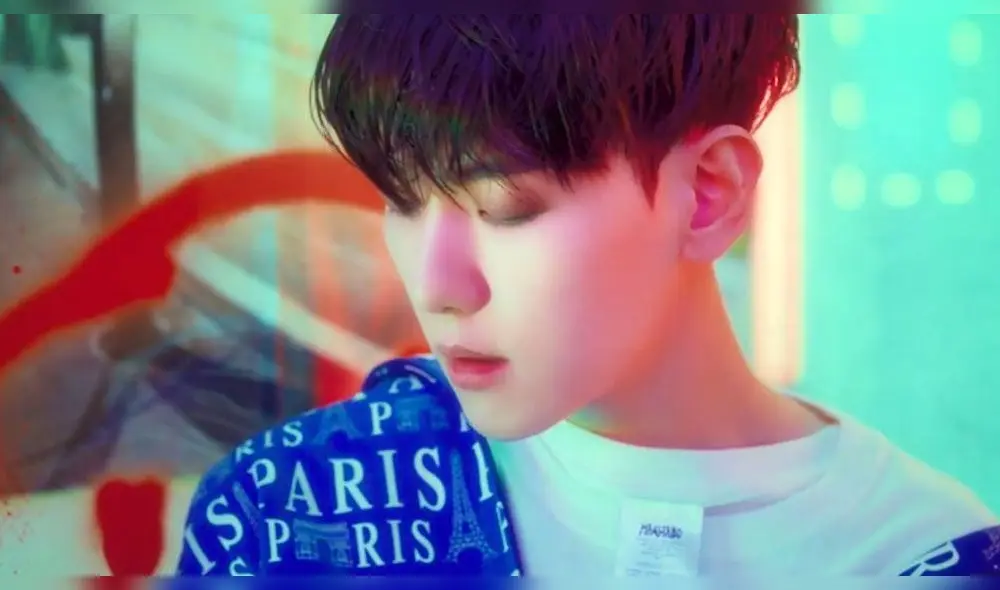 Desliza para ver más fotos de Baekhyun de EXO en el MV "Candy".