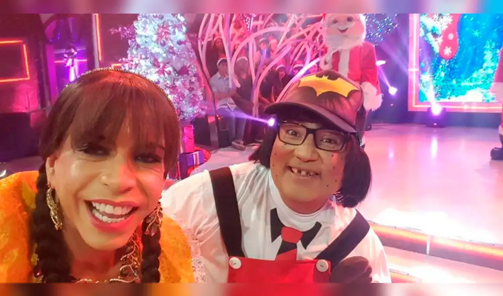 Sheyla Rojas le tira cachetada a Manolo Rojas y 'La Chola Chabuca' lo defiende