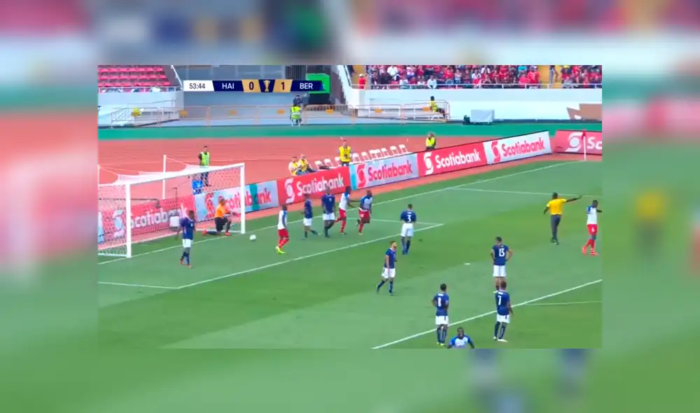 Jugadores de la selección de Haití fingieron una discusión para distraer a sus rivales. (Foto: AFP)