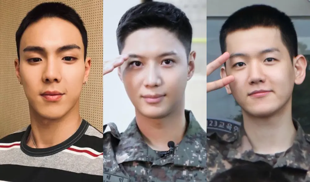 Casi todo varón en Corea del Sur está obligado a realizar el servicio militar. Revisa en esta nota a los famosos coreanos que recibirán el alta de las Fuerzas Armadas en 2023. Foto: composición LR/Naver