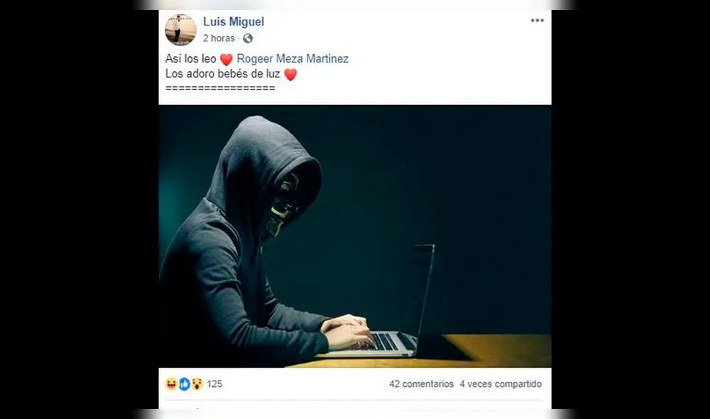 Facebook: Hackers se burlan de Luis Miguel con curiosos memes [FOTOS]