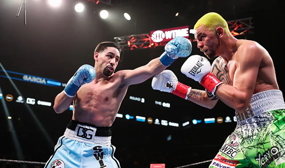 Con mucha paciencia, tras los doce asaltos, Danny García venció a Redkach. Foto: Difusión. Con mucha paciencia, tras los doce asaltos, Danny García venció a Redkach. Foto: Difusión.