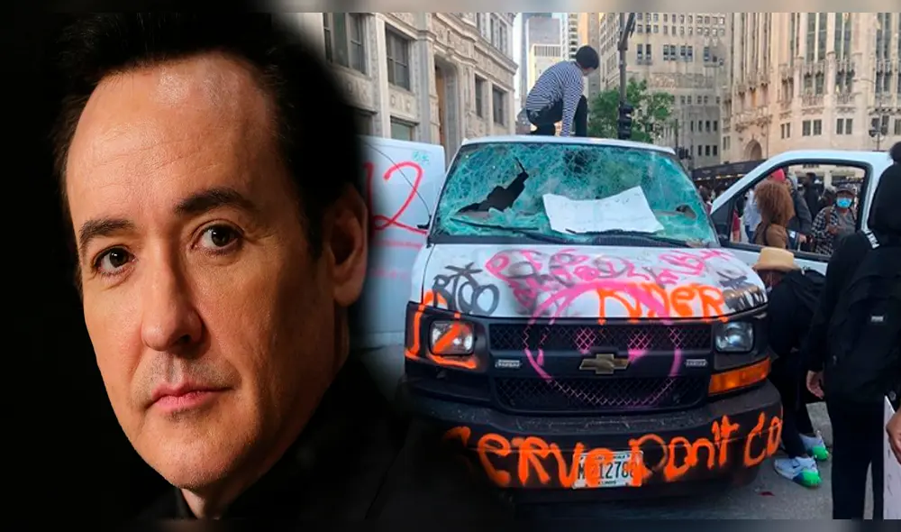 John Cusack fue agredido por la policía durante protesta por el asesinato de George Floyd en Estados Unidos  Hollywood
