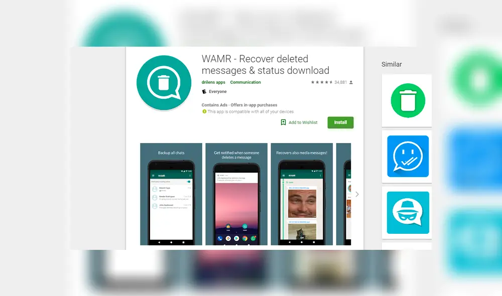 Desliza para ver detalles del truco de WhatsApp. Foto: Captura.