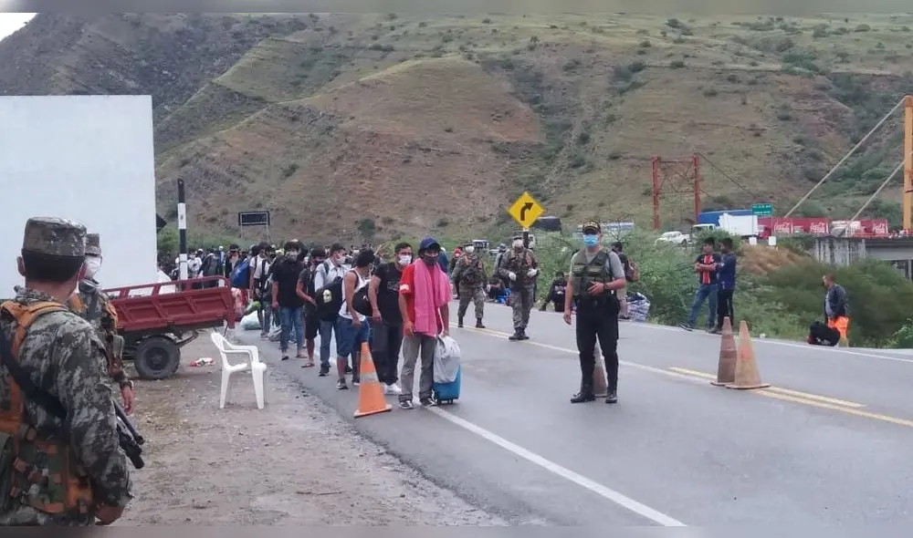Desplazados en región Amazonas