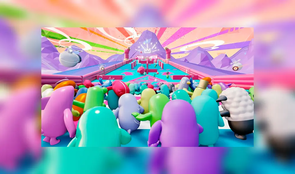 Fall Guys es un Battle Royale que se lanzó a inicios de agosto en PS4, en el que los jugadores compiten en minijuegos. Foto: Fall Guys.