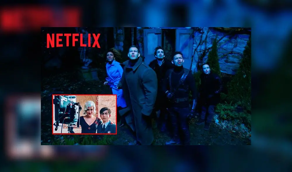 Muestran imágenes del rodaje de "The Umbrella Academy". Créditos: Composición