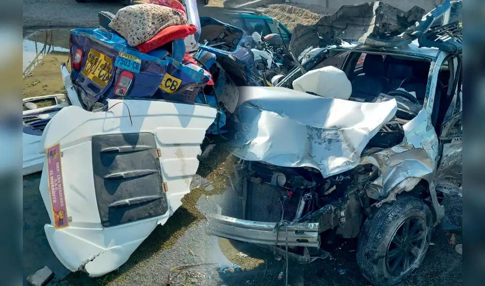 Pachacámac: cámara grabó preciso instante del choque entre mototaxi y vehículo en Manchay. Foto: composición LR/Mary Luz Aranda/URPI-LR Pachacámac: cámara grabó preciso instante del choque entre mototaxi y vehículo en Manchay. Foto: composición LR/Mary Luz Aranda/URPI-LR