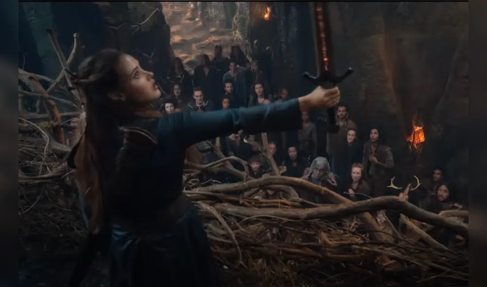 La actriz tendrá el papel protagónico e interpretará al personaje 'Nimue'. Foto: Captura.