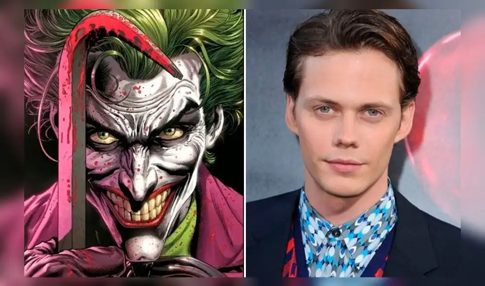 Bill Skarsgard luce como Joker. Créditos: DC Comics/ @billskarsgard_
