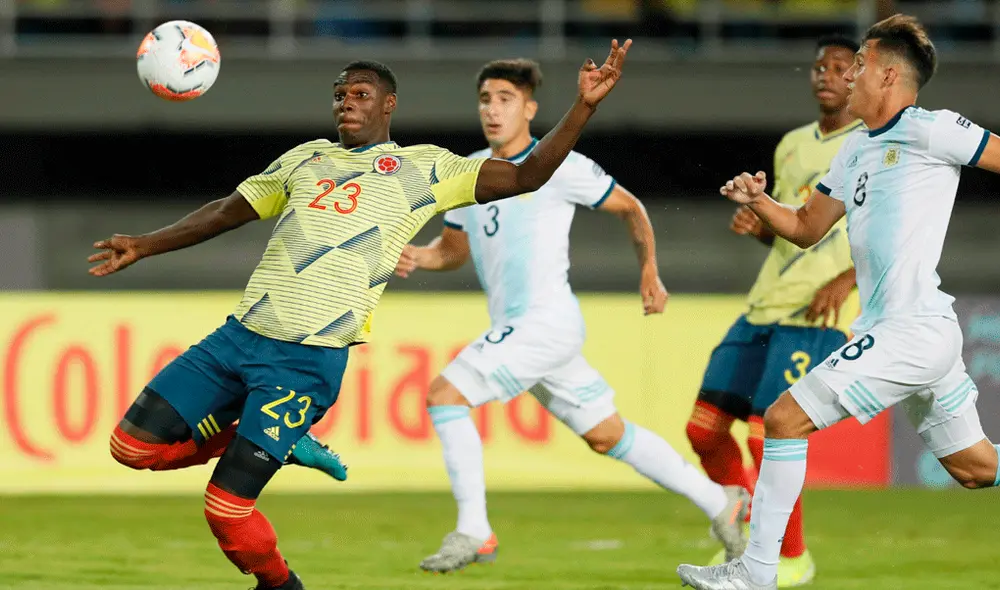 Argentina vs. Colombia Sub-23 EN VIVO: albiceletes y cafeteros juega por el Preolímpico Sudamericano 2020. | Foto: EFE Argentina vs. Colombia Sub-23 EN VIVO: albiceletes y cafeteros juega por el Preolímpico Sudamericano 2020. | Foto: EFE