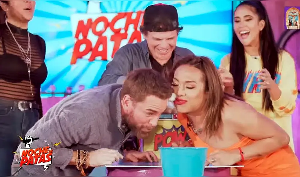 Dayanita besa a reconocido actor peruano