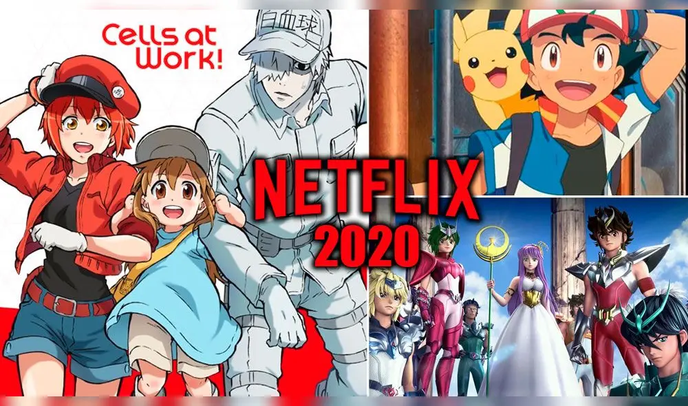Netflix renueva animes 2020. Créditos: Composición Netflix renueva animes 2020. Créditos: Composición