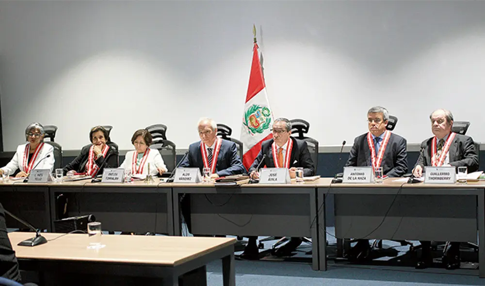 Consejeros. La JNJ está por concluir la elecciones de jefes de la ONPE y Reniec. Foto: Virgilio Grajeda.