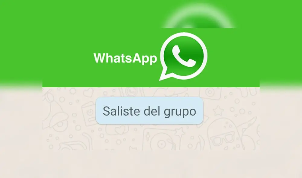 Abandona los chats grupales de WhatsApp.