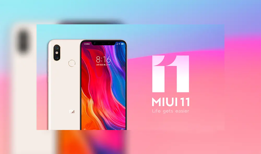 Xiaomi lanza la versión oficial de MIUI 11 basado en Android 10 para el Mi 8 [FOTOS]