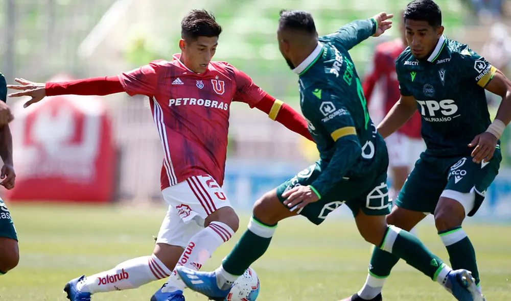 U de Chile y Santiago Wanderers ya jugaron en febrero de este año. Fue triunfo para los azules por 2-1. Foto: Aton Chile
